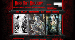 Desktop Screenshot of darkartgallery.com